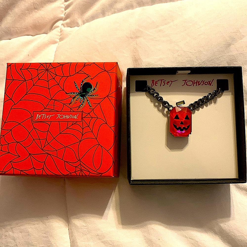 Brand New Betsey Johnson Halloween Necklace